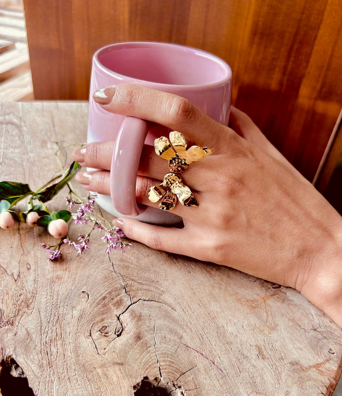 Bague Mia {plaqué or}